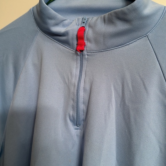 Pro-Spirit quarter zip pullover. Light blue. XL - Picture 2 of 6